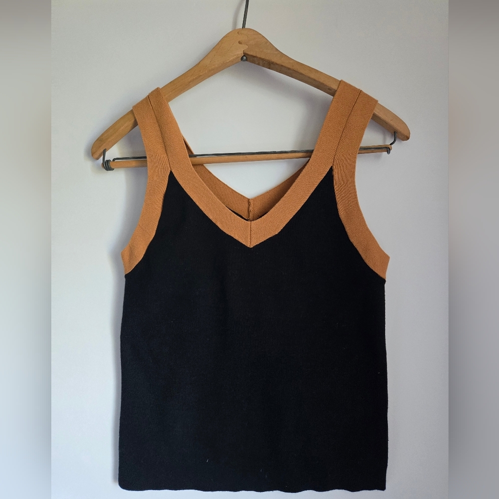 Black and Tan Women's Top